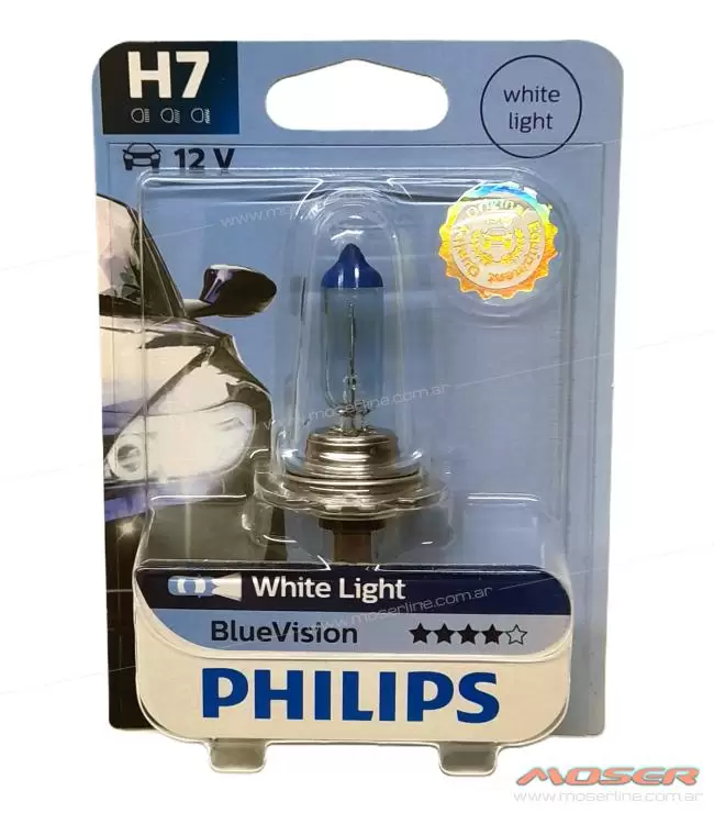 Kit 2 Lampara H7 Philips Blue Vision 12v 55w