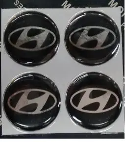 Centros de llanta Hyundai 49mm en resina