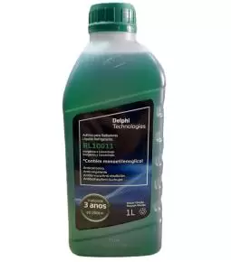 Liquido Refrigerante Delphi para Radiadores 1L Verde / Inorgánico y Concentrado / Anticorrosivo / Anticongelante