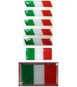 Banderas Italia resina varios tamaños