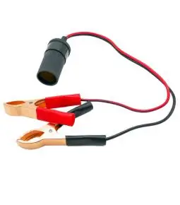 Adaptador Toma Hembra 12v Cable Bateria Pinzas Cocodrilo