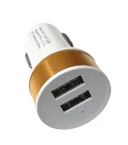 Cargador USB Doble Input: 12V - Output: 5v 2.1 / 1A