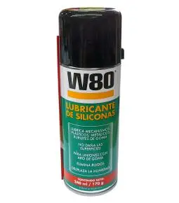 W80 Lubricante de Siliconas en Aerosol 240ml / 170g